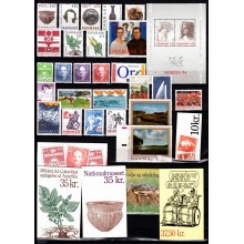 Danmark, postfrisk, årgang 1992 og hæfter